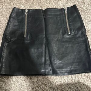 Nasty Gal leather mini skirt